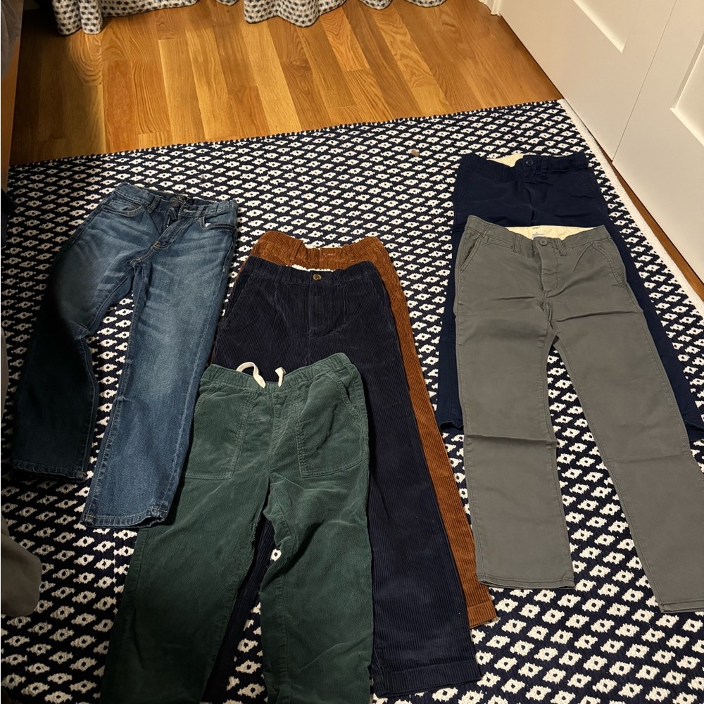 Kids' Assorted Color pants bundle 6 pairs